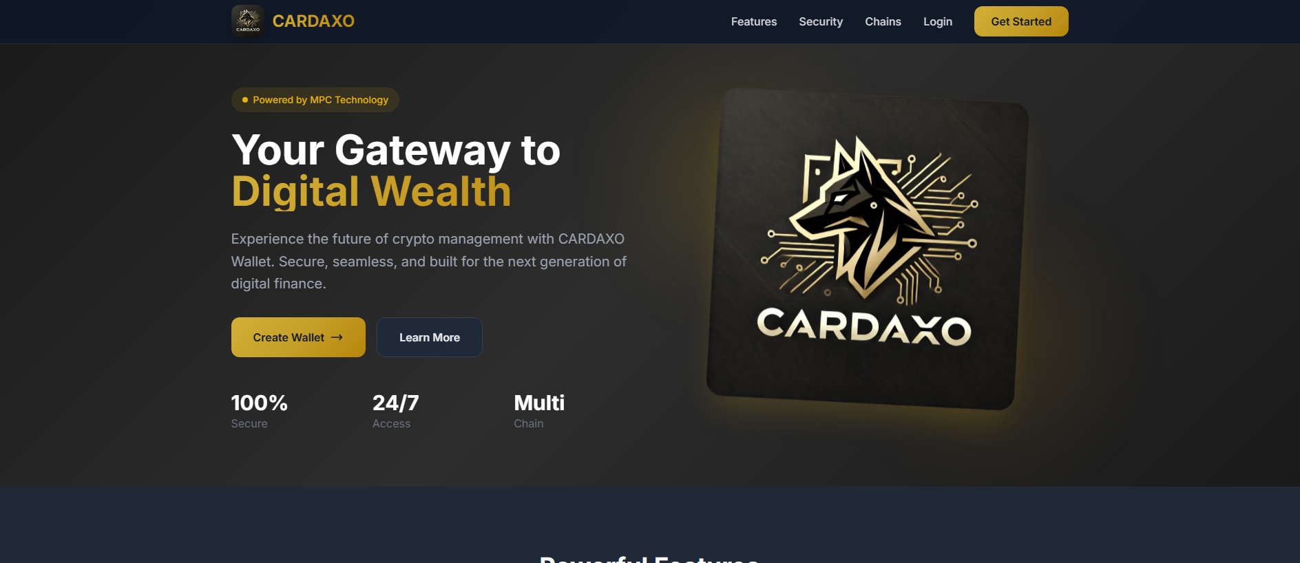 Stored capture of cardaxowallets.com