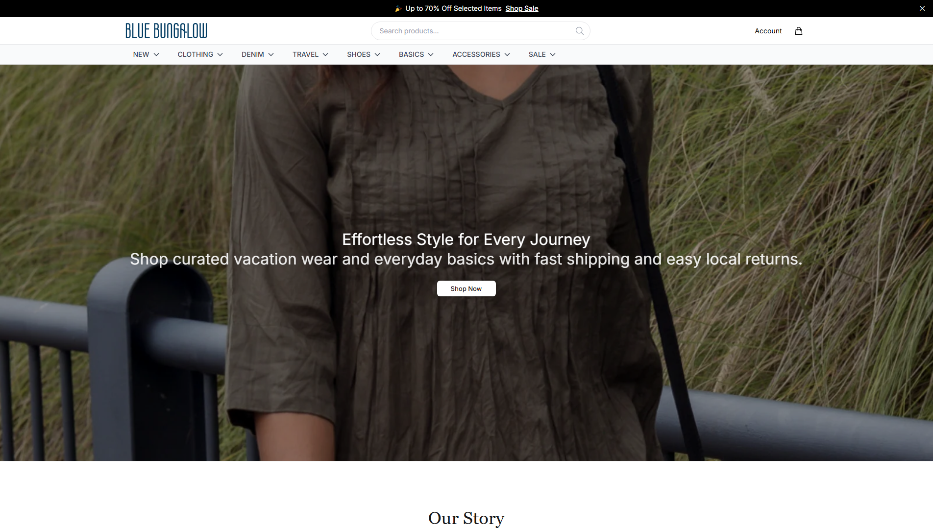 Primary capture · bluebungalowusaonline.shop