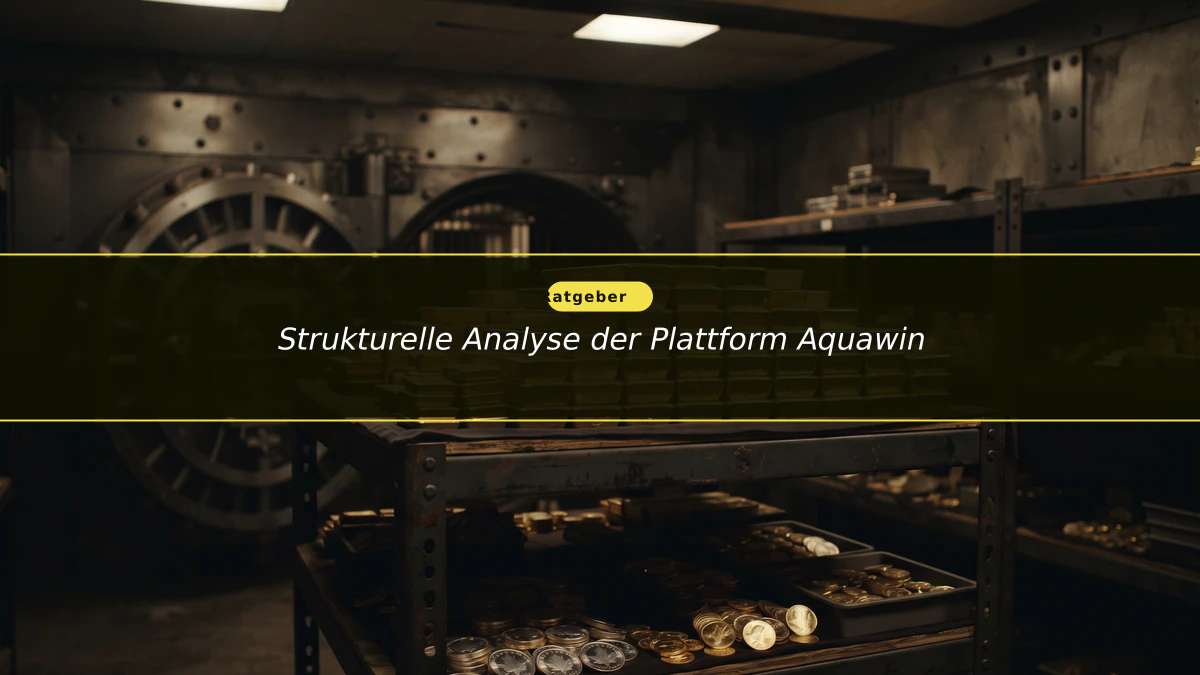 Strukturelle Analyse der Plattform Aquawin