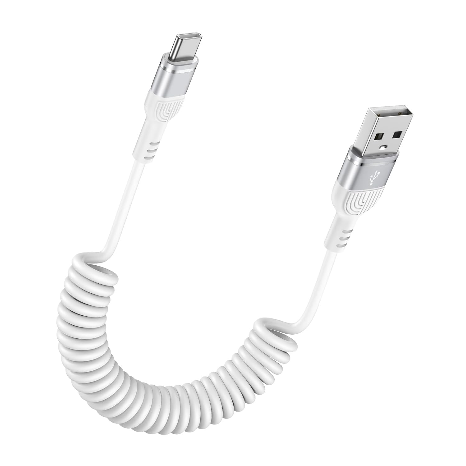 USB C iPhone 17 Pro Coiled Car Charger Cord i Phone 17 Pro Max