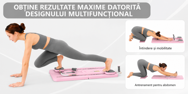 Aparat Pilates Reformer pliabil NextWave - imagine 3