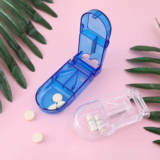 Portable Pill Cutter in Use