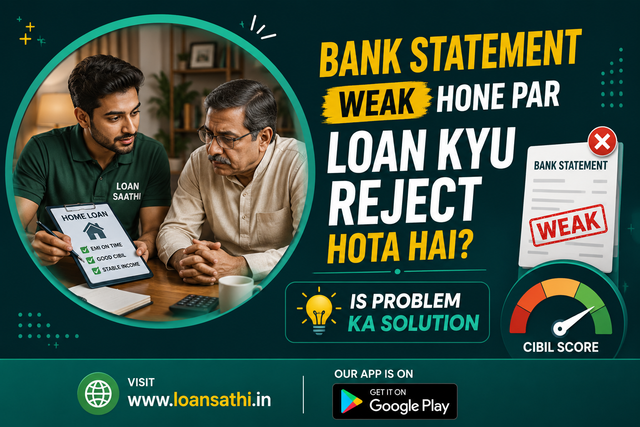 Bank Statement Weak Hone Par Loan Kyu Reject Hota Hai? Is Problem Ka Solution