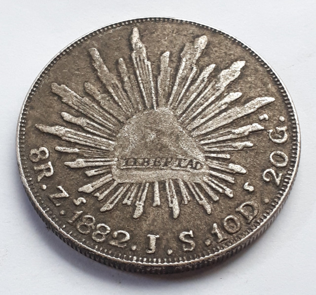 3x-Fake-Silver-Coins-8-Reales-Mexico---Different-Dates-And-Styles