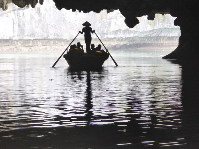 Boat-in-cave