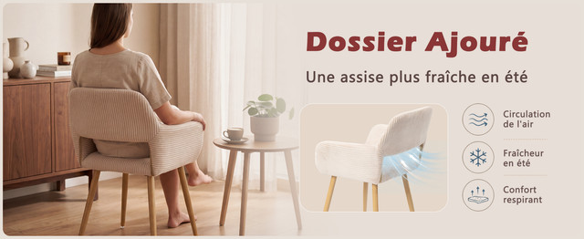 Points forts fauteuil CROMWELL