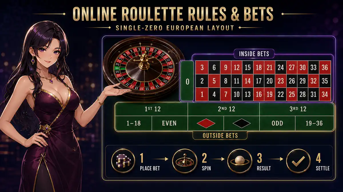 How to Play Roulette Online: Rules, Bets and Beginner’s Guide