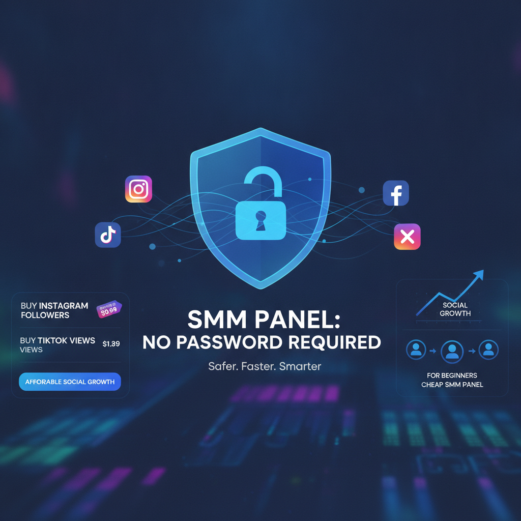SMM Panel No Password Required: Safer Social Growth Explained