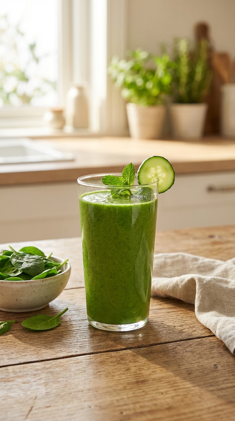 Glowing Green Detox Potion — Energizing and Nutrient-Dense