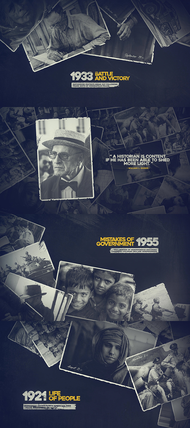 History Slideshow Documentary Timeline - 8