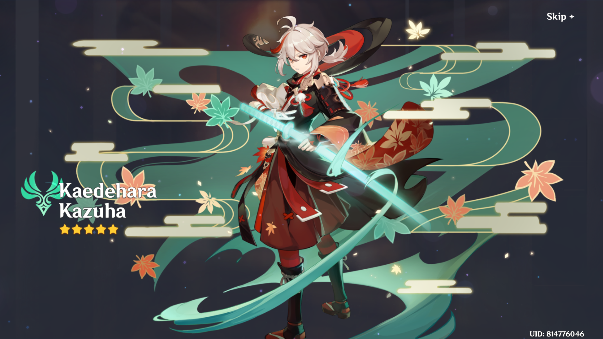 I got Kazuha