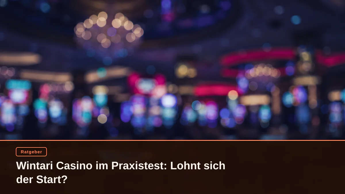 Wintari Casino im Praxistest: Lohnt sich der Start?