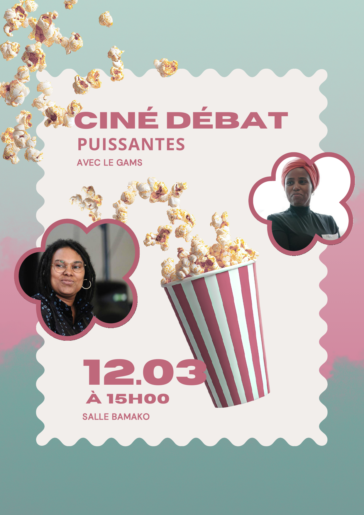 Affiche ciné-débat, Puissantes