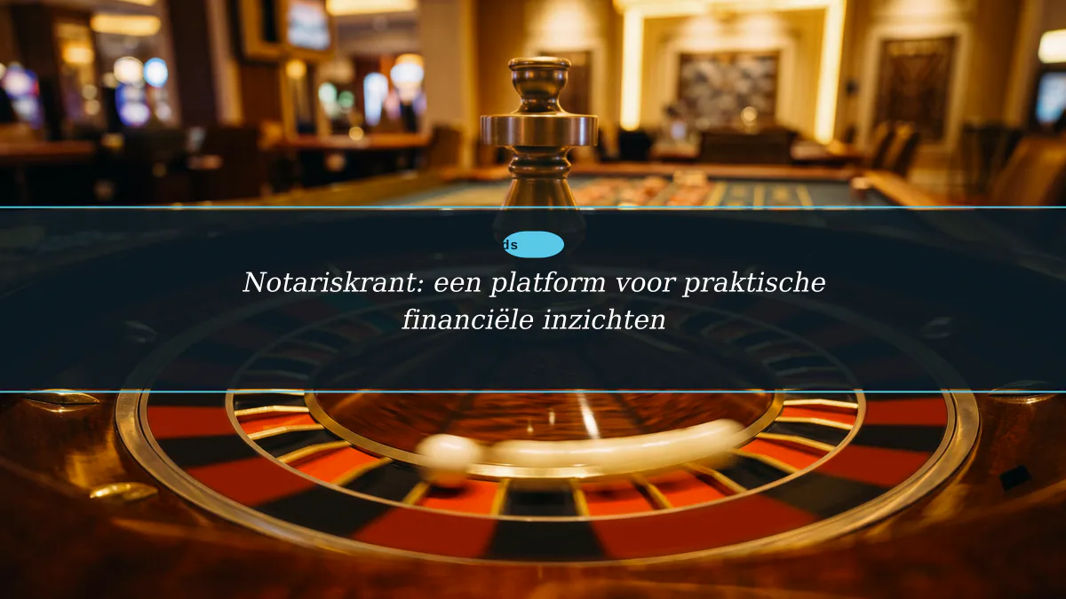 Notariskrant: een platform voor praktische financiële inzichten