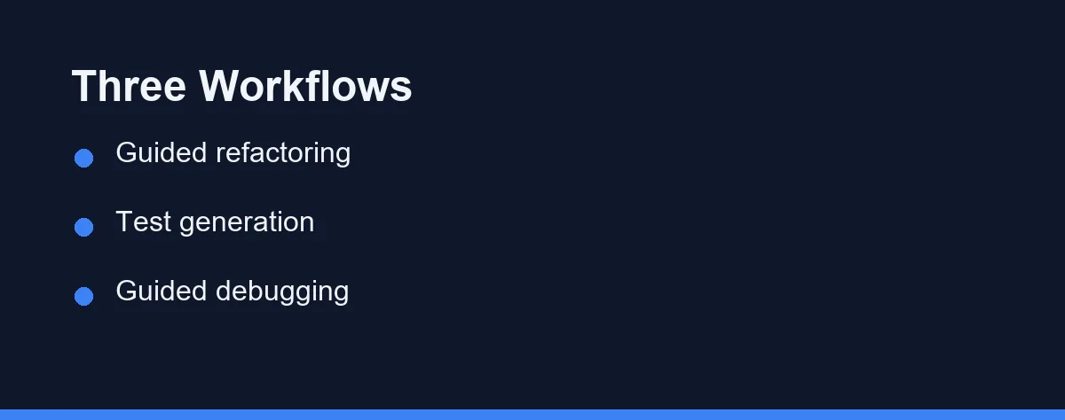 Three Workflows