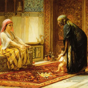Frederick-Arthur-Bridgman-The-First-Steps