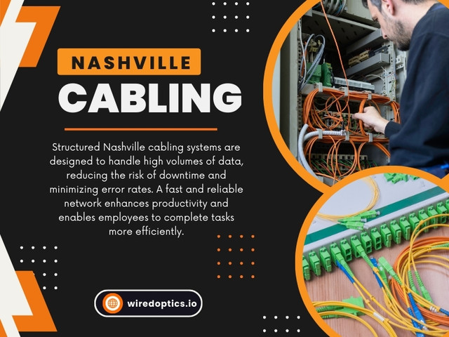 If you are wondering whether you should hire a Nashville network wiring specialist for your office setup, understanding the benefits of structured network wiring can clarify your decision. 

Structured network wiring is a carefully organized system that connects devices across a workspace, offering significant advantages over traditional cabling. 

Click here for more information about Nashville Cabling: https://wiredoptics.io/data-cabling/

Visit our Website: https://wiredoptics.io/

Wired Optics
Address: 107 Platform Wy N, Nashville, TN 37203, United States
Contact: +16152466616
Mail: info@wiredoptics.io
Find Us on Google Map: https://maps.app.goo.gl/sy9uaECL4pXR86Lw6

Our Profile: https://wiredoptics.imgbb.com/

See More:

https://v.gd/WBSJCa
https://v.gd/nVyrRd
https://v.gd/yk8JMX
https://v.gd/GKufxf