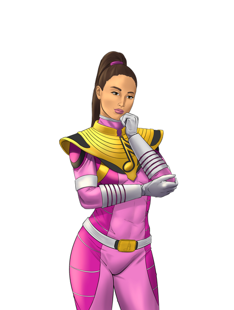 Power-Rangers-Double-Treble-04-The-Pink-Power-Chord-Ranger-Ariana-Grande