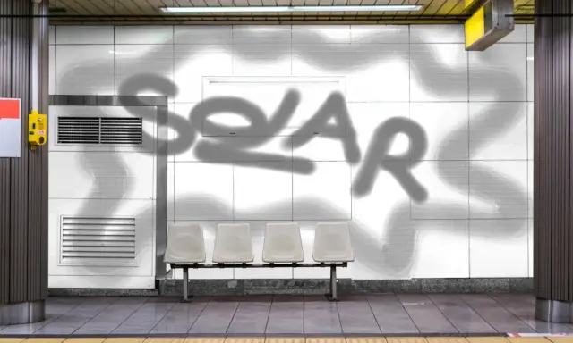 Graffiti artwork by SOLAR