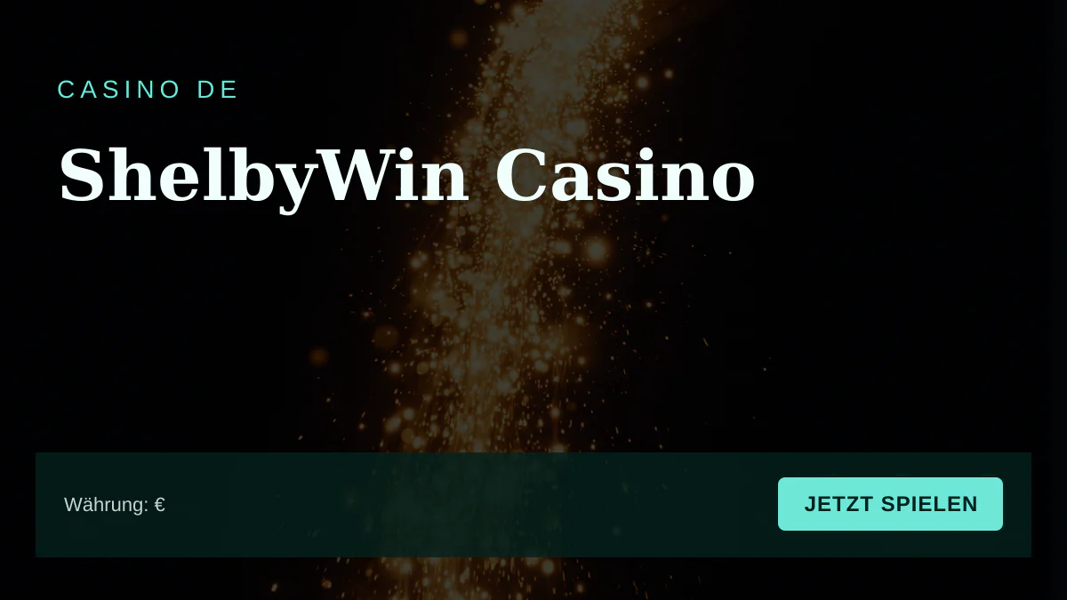 ShelbyWin Casino — Willkommensbonus 400% Bonus + 200 FS auf Starburst, Min €20, Zahlungen: Visa, Mastercard, Sofort