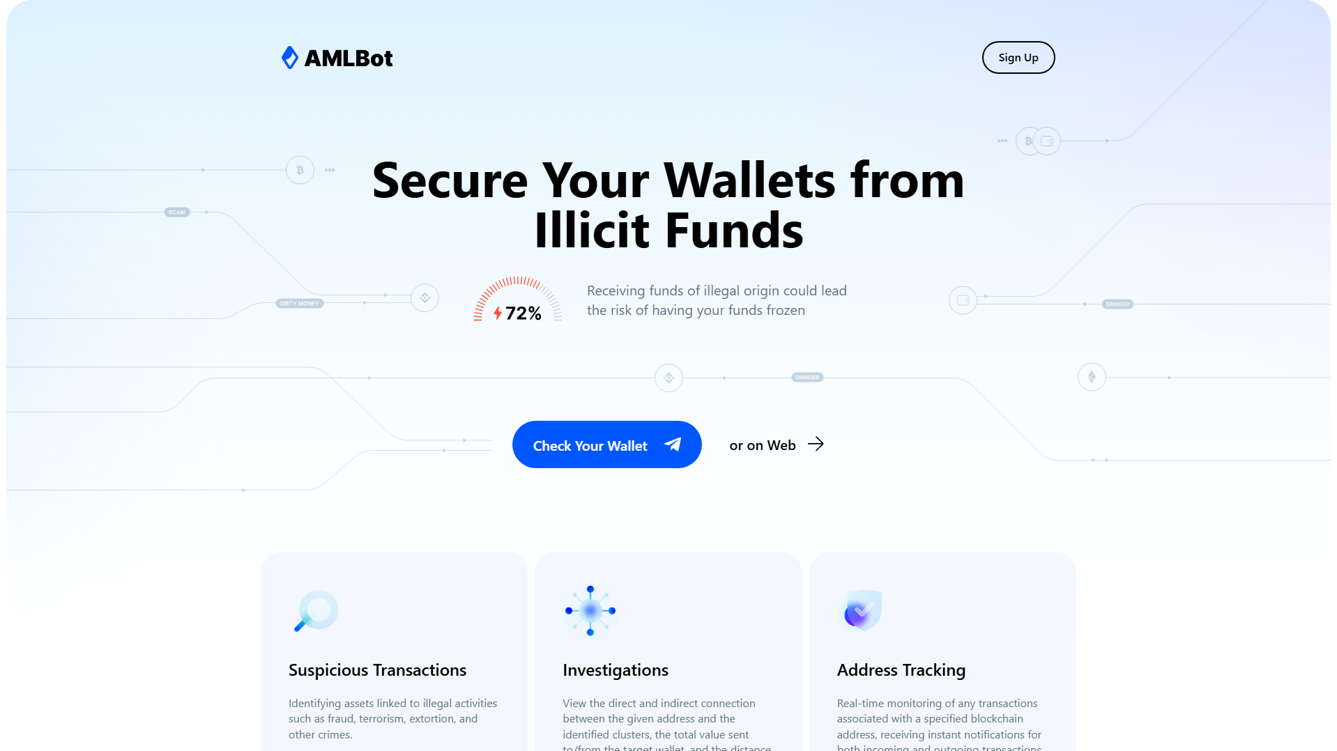 Stored screenshot of aml-checkin.app