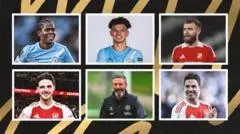 Football Stars Honoured at BBC Awards