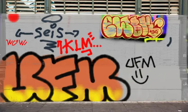 Graffiti artwork by DbDKITM