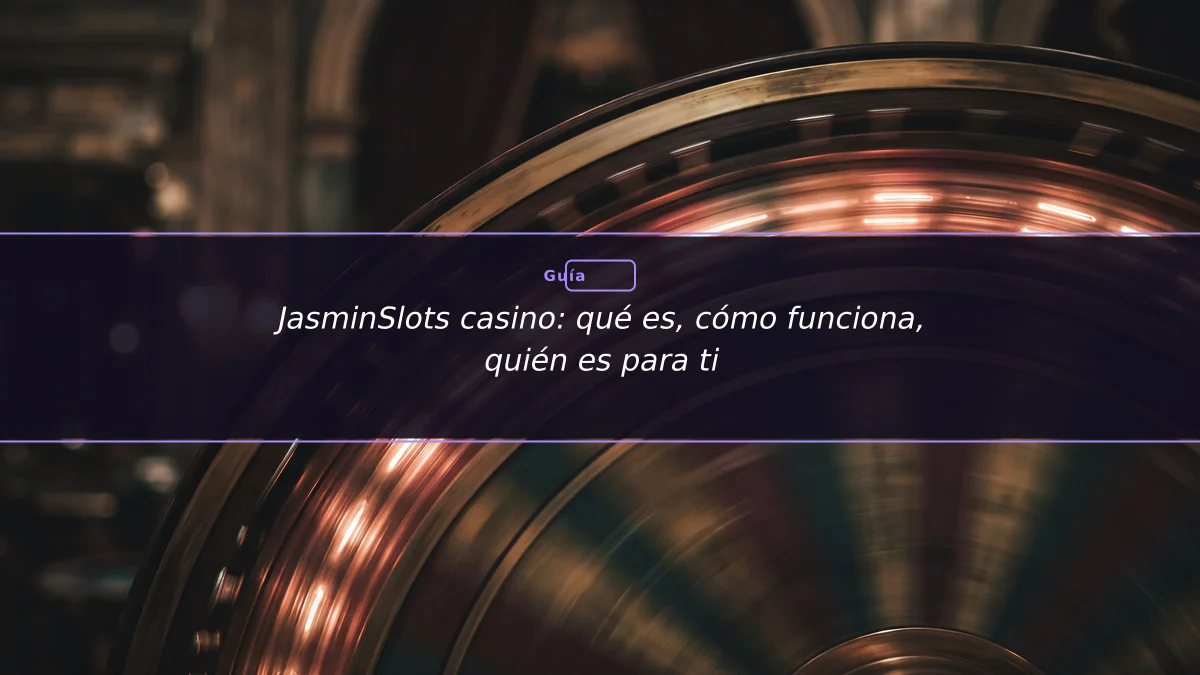 JasminSlots casino: qué es, cómo funciona, quién es para ti