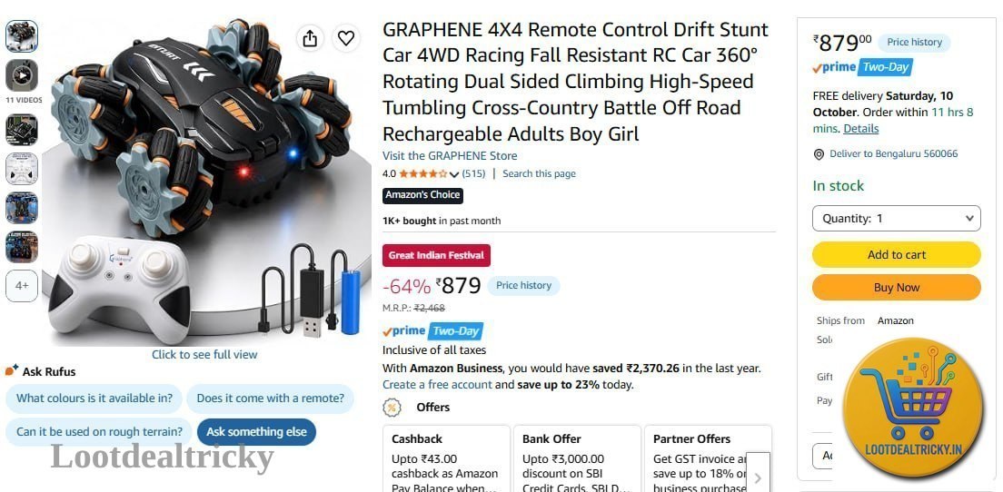 Remote Control Drift – Just ₹879 | Loot Ka Maal Remote Control Drift – Just ₹879 | Loot Ka Maal