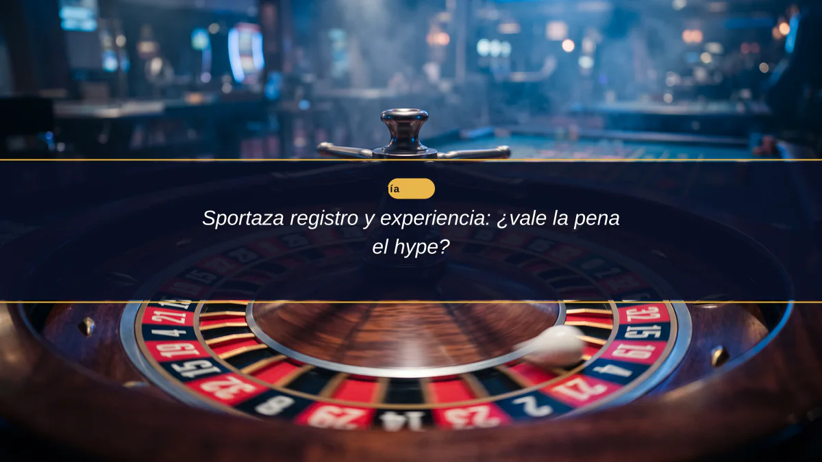 Sportaza registro y experiencia: ¿vale la pena el hype?