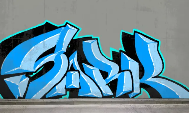 Graffiti artwork by Sark