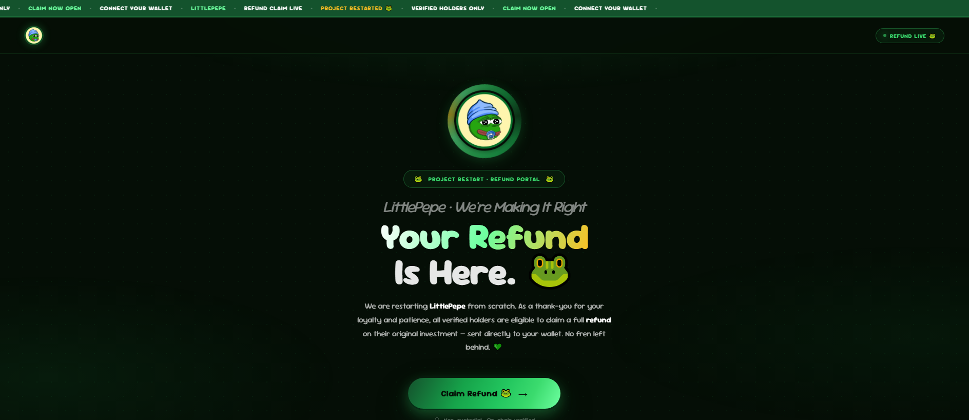 Forensic screenshot of [REDACTED] showing the phishing page layout
