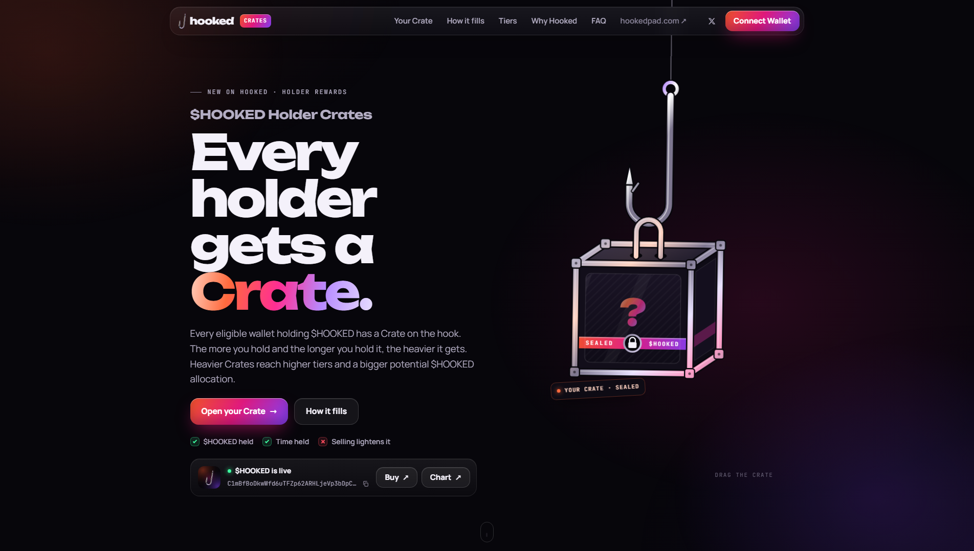 Основной снимок · hookedpad.xyz