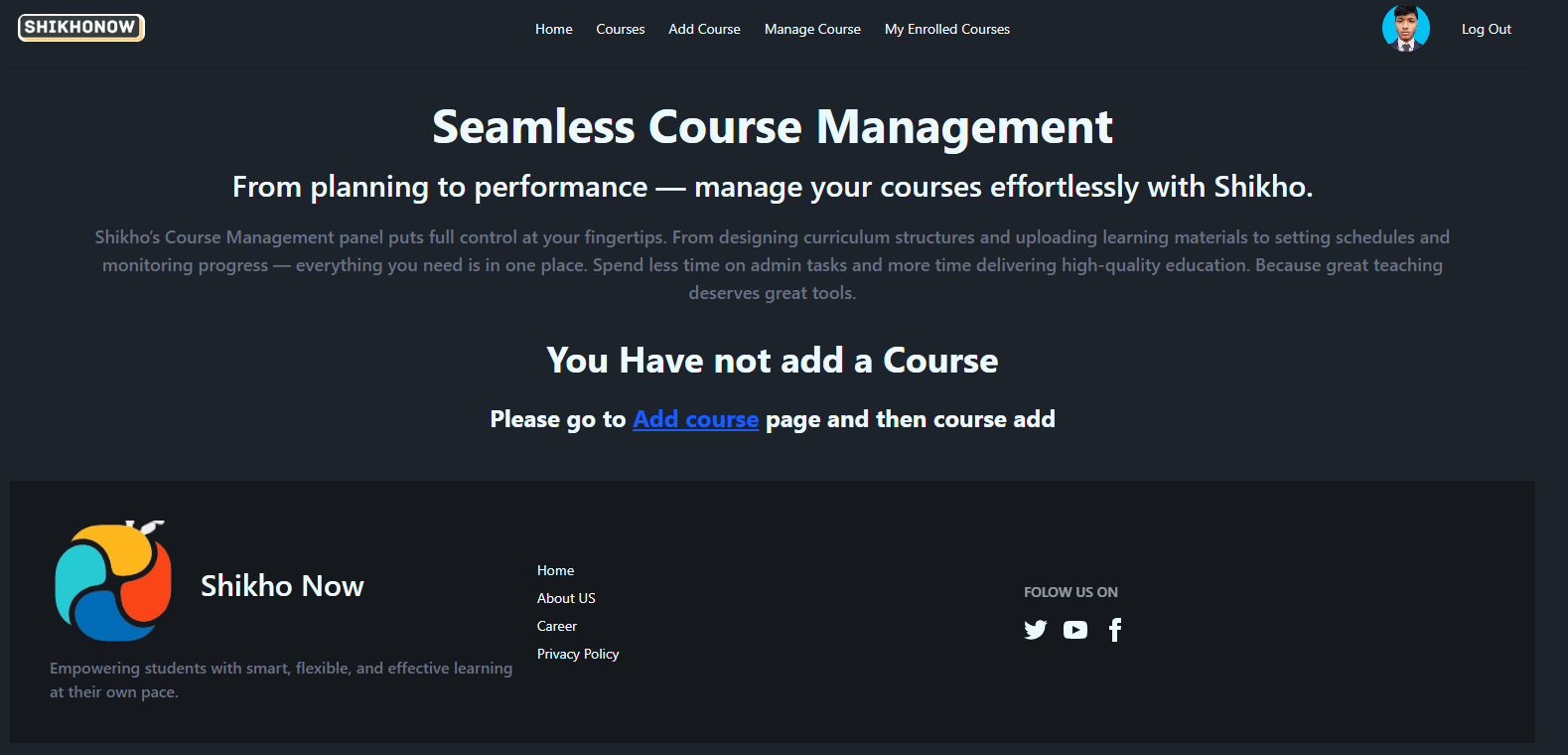 My added courses