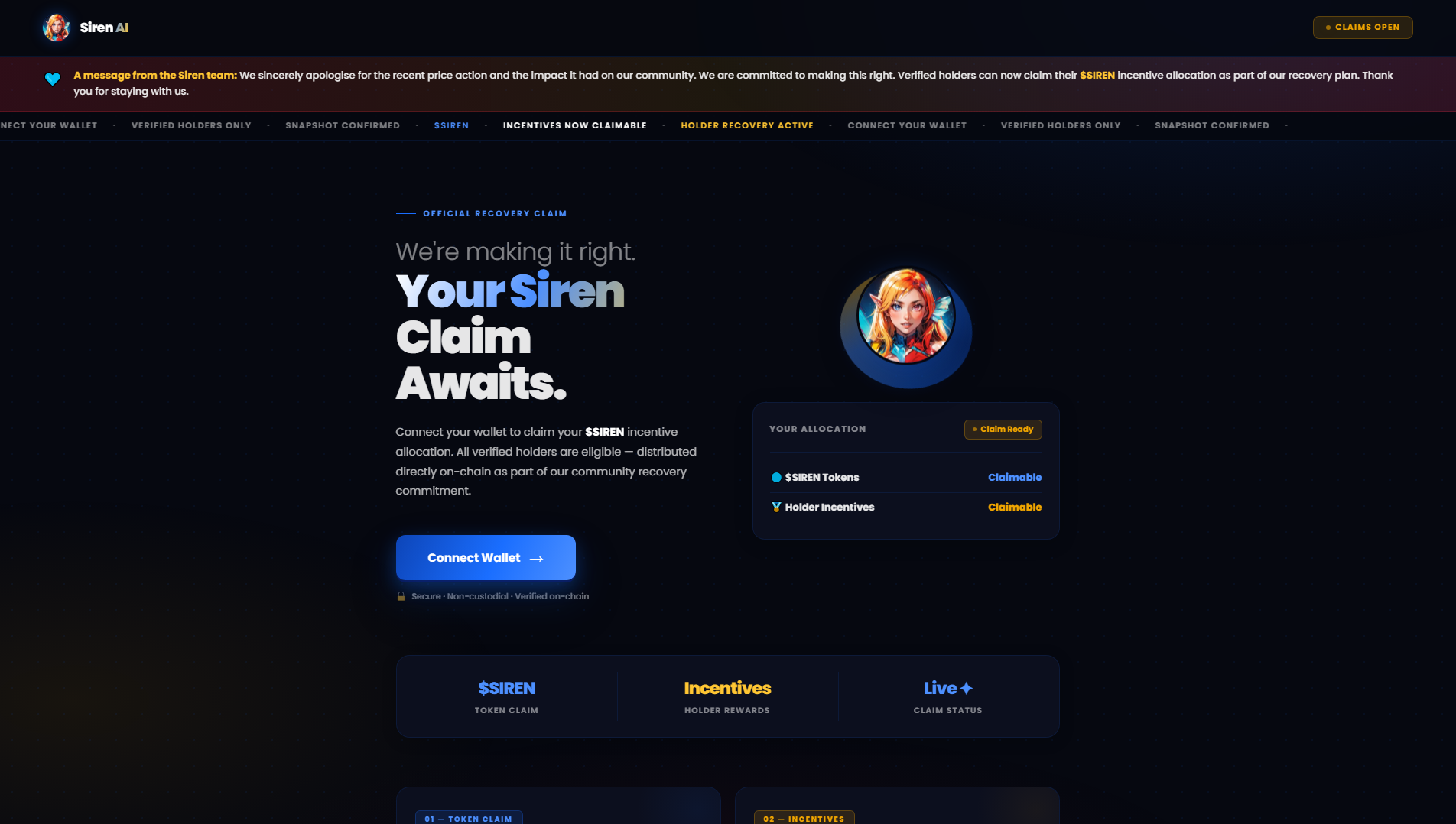 Stored capture of sirentoken.live