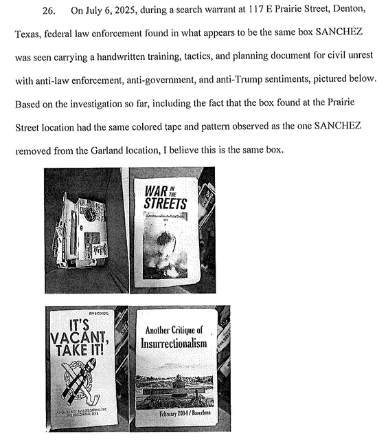 Sanchez evidence