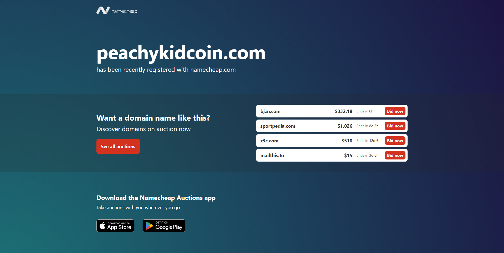 Stored capture of peachykidcoin.com