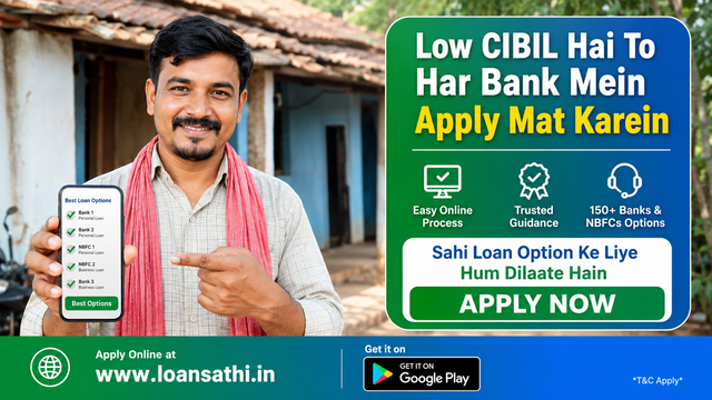 Low CIBIL Par Har Bank Me Apply Karne Ka Bura Asar Aur Recovery Guide | Loansathi.in