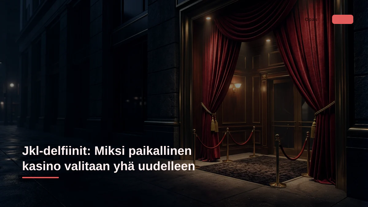 Jkl-delfiinit: Miksi paikallinen kasino valitaan yhä uudelleen