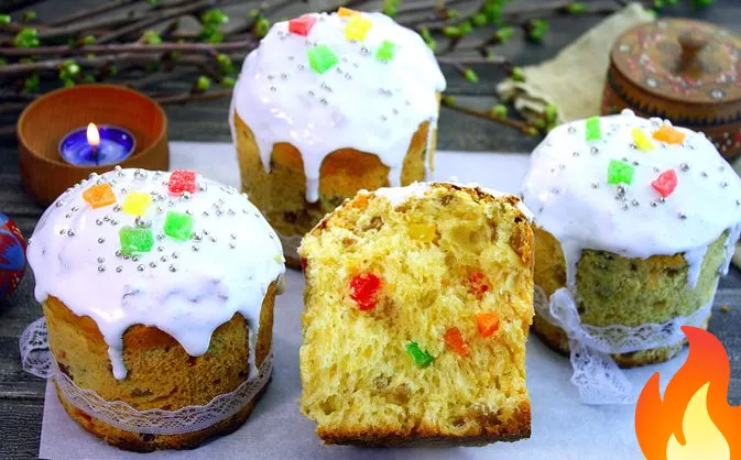 Фото Куличи-бриоши на молоке