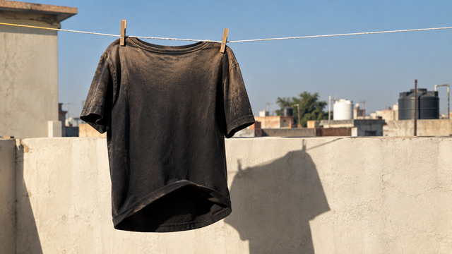 Who Stole the Colour From My Black T-Shirt?