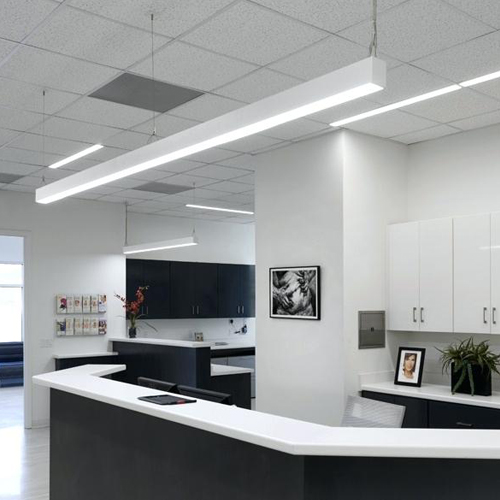 Black Pendant Linear Light
