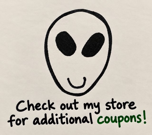 alien coupon