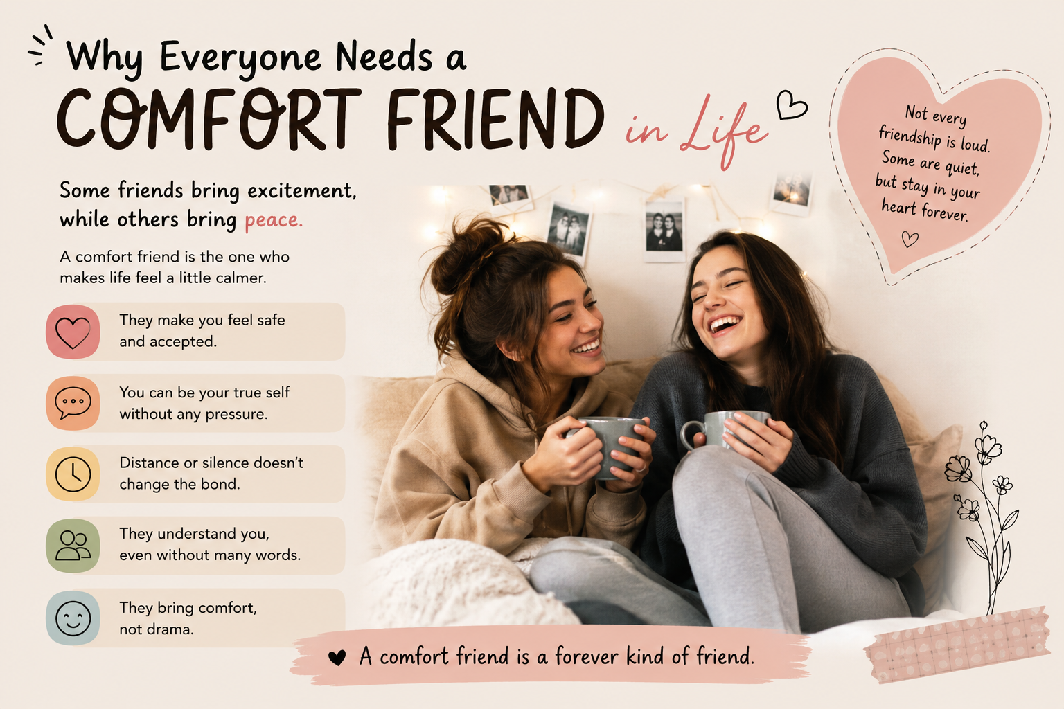 Why Everyone Needs a “Comfort Friend” in Life