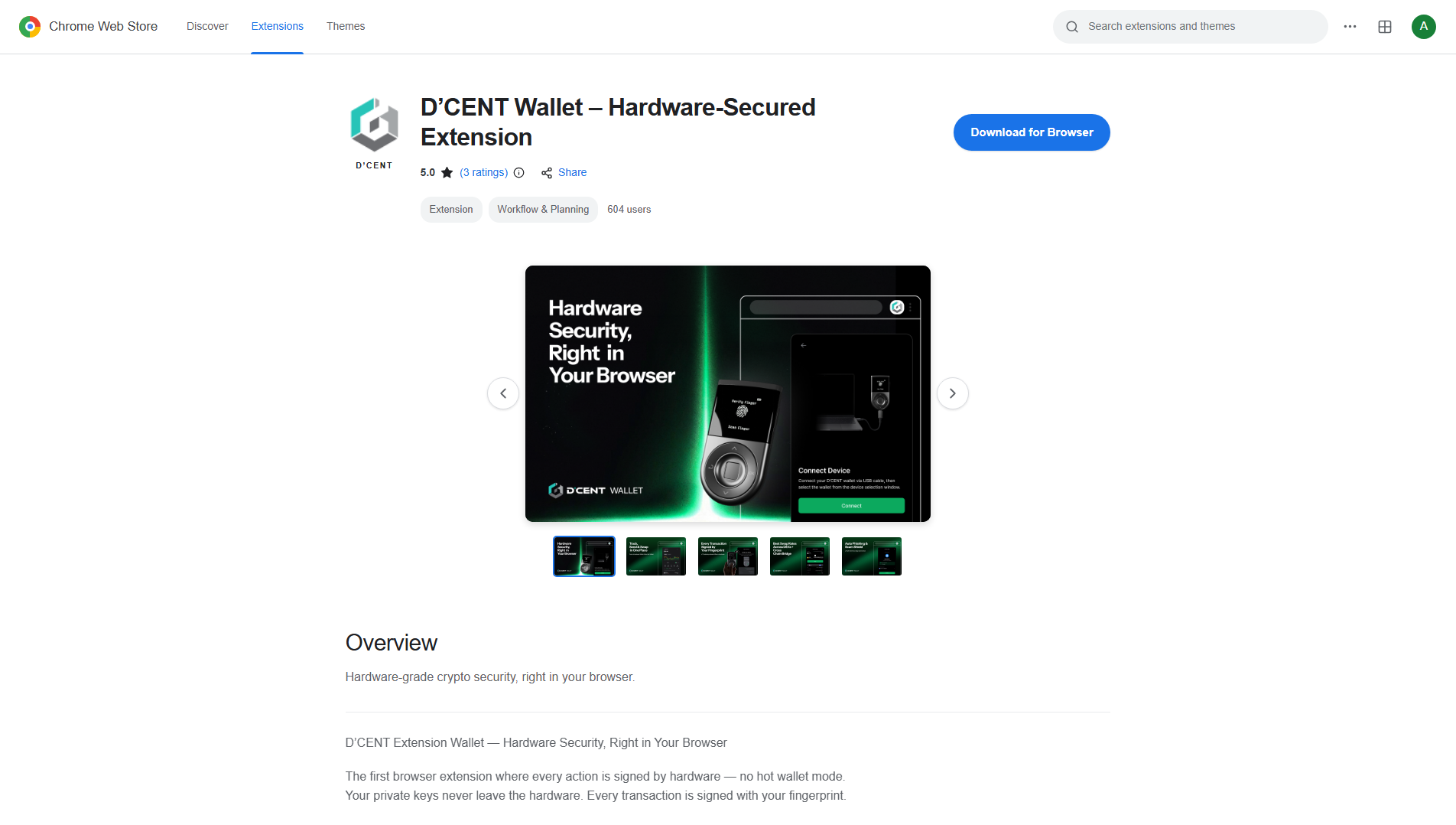 Stored capture of dcentwallet.online