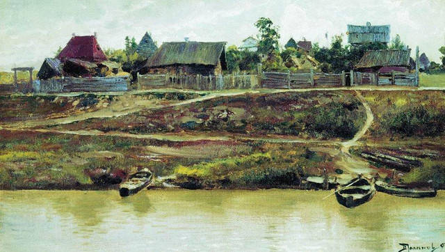 Приволжский поселок 1897