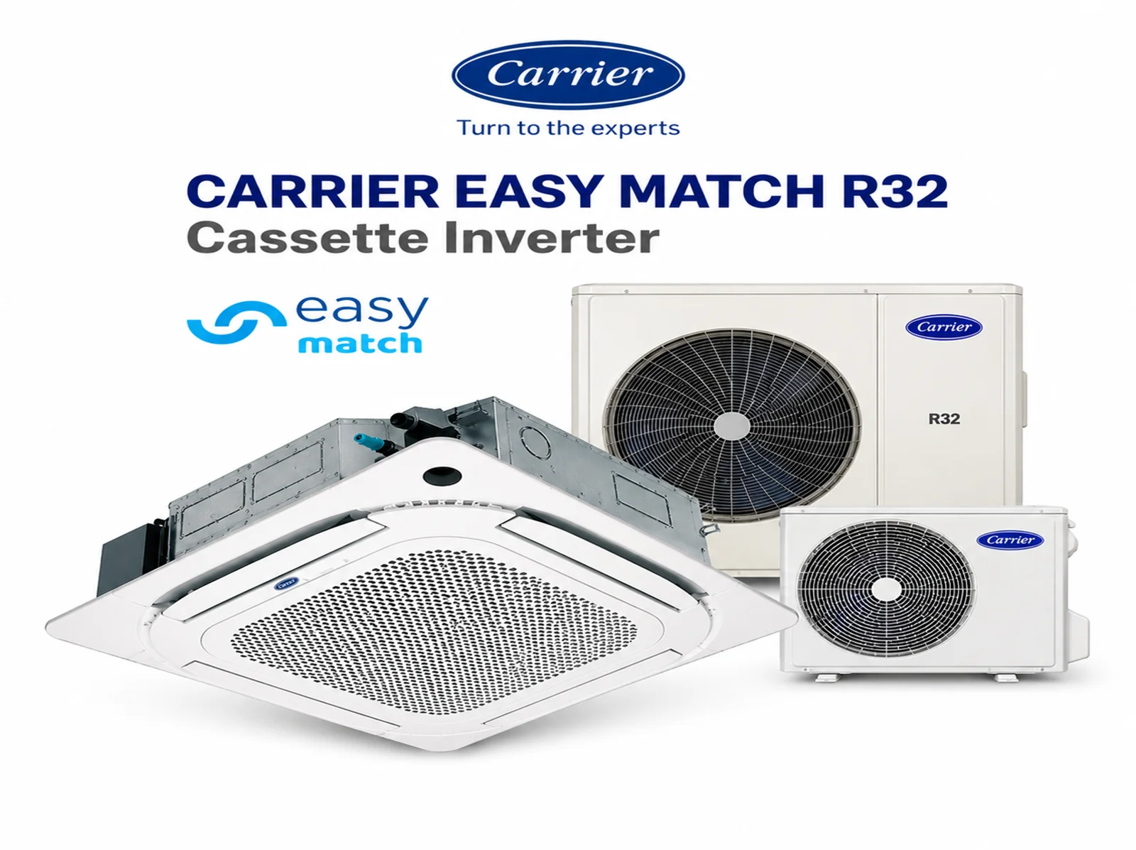 Carrier Easy Match Cassette Inverter