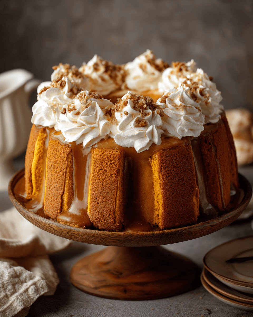 Perfecting Pumpkin Pie Cake While Camping step photo