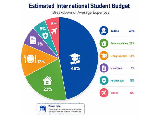 Learn about the latest AUS student visa fee changes effective 1 July 2026, updated visa costs, ELICOS fees, Subclass 485 charges, and budgeting tips for international students.