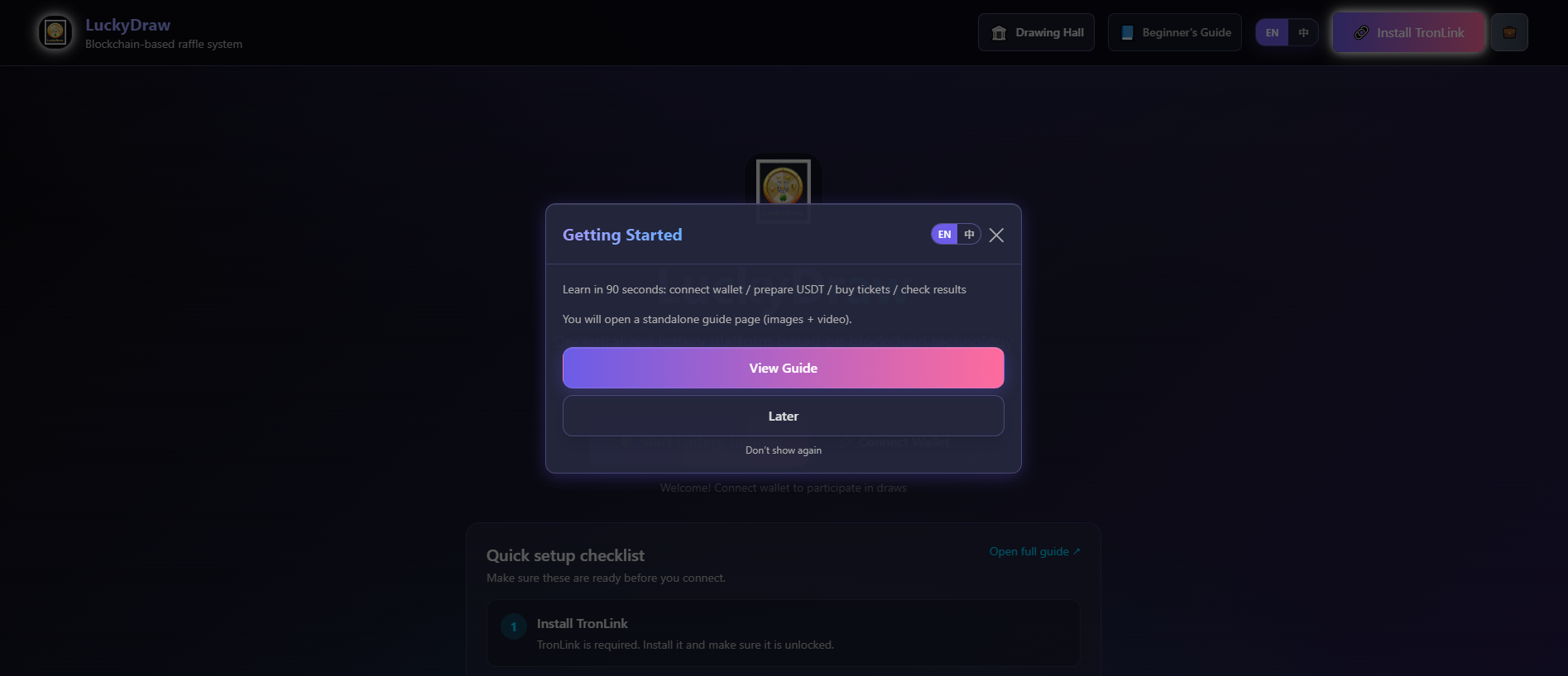 Screenshot of app-lukcytoken.pages.dev